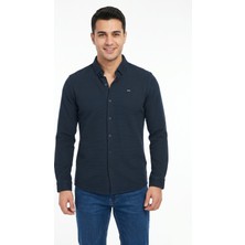 Erkek Spor Slim Fitt Uzun Kol  Gömlek BGL-ST05440