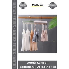 Carlburn Özel Üretim Mutfak Banyo Kapı Arkası Düzenleyici Pratik Güçlü Kancalı Yapışkanlı Dolap Askısı