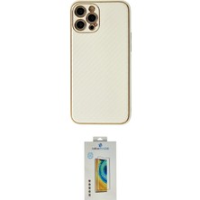 Cepte Najmaddin Apple Uyumlu iPhone 12 Pro Max Kılıf Ahenk Işık Ikili Koruma Seti 20-26