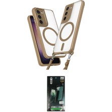 Cepte Najmaddin Samsung Uyumlu Galaxy S23 Plus Kılıf Atlas Doku Koleksiyonu Ikili Koruma Seti 20-