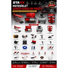 Staxx Power Motorsiklet Liftli Servis Kurulum Paketi 238 Parça Komple Çözüm 33çeşit 238PARÇA Izeltaş Anahtarlı