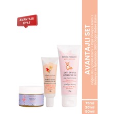 Bade Natural Göğüs Ucu Çatlak Kremi 30 ml & Pişik Önleyici Krem 75 ml & Besleyici ve Rahatlatıcı %100 Doğal Bebek Balmı 50 ml