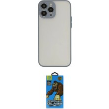 Cepte Najmaddin Apple Uyumlu iPhone 14 Pro Kılıf Ahenk Çizgi Serisi Ikili Koruma Seti 20-26