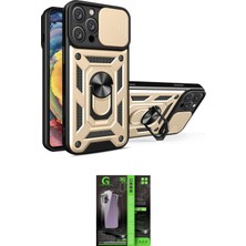 Cepte Najmaddin Apple Uyumlu iPhone 16 Pro Kılıf Ahenk Klasik Ikili Koruma Seti 20-26