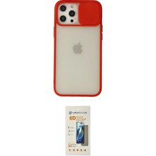 Cepte Najmaddin Apple Uyumlu iPhone 12 Pro Max Kılıf Vadi Çizgi Ikili Koruma Seti 20-26