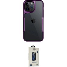 Cepte Najmaddin Apple Uyumlu iPhone 15 Pro Max Kılıf Akış Çizgi Koleksiyonu Ikili Koruma Seti