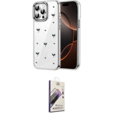 Cepte Najmaddin Apple Uyumlu iPhone 15 Pro Kılıf Yörünge Form Ikili Koruma Seti 20-26