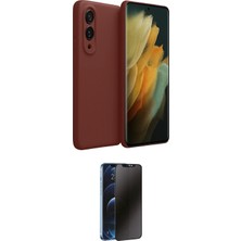 Cepte Najmaddin Samsung Uyumlu Galaxy S25 Edge Kılıf Kozmos Yansıma Özel Seri Ikili Koruma Seti