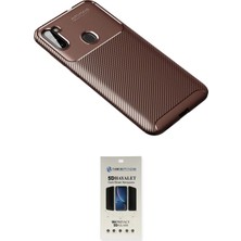 Cepte Najmaddin Samsung Uyumlu Galaxy A11 Kılıf Eksen Form Prime Ikili Koruma Seti 20-26