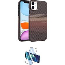Cepte Najmaddin Apple Uyumlu iPhone 11 Kılıf Doruk Serisi Ikili Koruma Seti 20-26