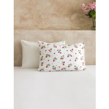 LC Waikiki Karışık Çilek Baskılı Pamuklu Yastık Kılıfı 2'li 50X70 cm