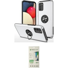 Cepte Najmaddin Samsung Uyumlu Galaxy A02S Kılıf Odak Form Prime Ikili Koruma Seti 20-26