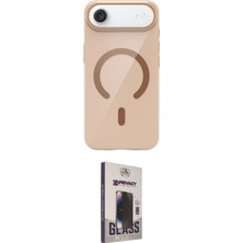 Cepte Najmaddin Apple Uyumlu iPhone 17 Air Kılıf Pusula Form Özel Seri Ikili Koruma Seti 20-26