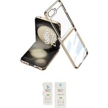 Cepte Najmaddin Samsung Uyumlu Galaxy Z Flip 5 Kılıf Kutup Minimal Özel Seri Ikili Koruma Seti 2