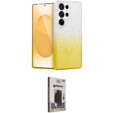 Cepte Najmaddin Samsung Uyumlu Galaxy S24 Ultra Kılıf Eksen Minimal Özel Seri Ikili Koruma Seti