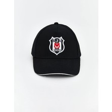 LC Waikiki Siyah Beşiktaş Lisanslı Erkek Çocuk Kep Şapka