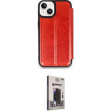 Cepte Najmaddin Apple Uyumlu iPhone 14 Kılıf Zirve Yansıma Serisi Ikili Koruma Seti 20-26