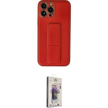 Cepte Najmaddin Apple Uyumlu iPhone 13 Pro Max Kılıf Akış Doku Ikili Koruma Seti 20-26