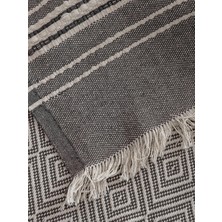 LC Waikiki Antrasit Çift Kişilik Yatak Örtüsü 180X230 cm