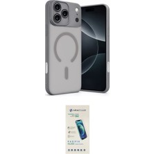 Cepte Najmaddin Apple Uyumlu iPhone 17 Pro Max Kılıf Çekirdek Klasik Özel Seri Ikili Koruma Set