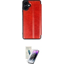 Cepte Najmaddin Samsung Uyumlu Galaxy A06 Kılıf Zirve Yansıma Serisi Ikili Koruma Seti 20-26