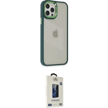 Cepte Najmaddin Apple Uyumlu iPhone 12 Pro Max Kılıf Eksen Doku Prime Ikili Koruma Seti 20-26