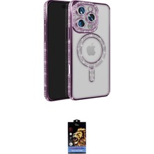 Cepte Najmaddin Apple Uyumlu iPhone 16 Pro Max Kılıf Zirve Doku Prime Ikili Koruma Seti 20-26