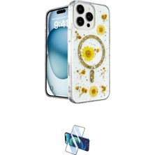 Cepte Najmaddin Apple Uyumlu iPhone 16 Pro Kılıf Kozmos Doku Ikili Koruma Seti 20-26