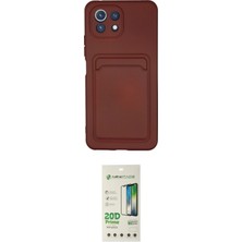 Cepte Najmaddin Xiaomi Uyumlu Mi 11 Lite Kılıf Vadi Çizgi Prime Ikili Koruma Seti 20-26