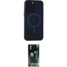 Cepte Najmaddin Apple Uyumlu iPhone 15 Pro Kılıf Yadigar Işık Ikili Koruma Seti 20-26