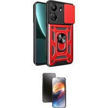 Cepte Najmaddin Xiaomi Uyumlu Redmi 13C Kılıf Ahenk Klasik Ikili Koruma Seti 20-26