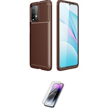 Cepte Najmaddin Xiaomi Uyumlu Redmi 9t Kılıf Eksen Form Prime Ikili Koruma Seti 20-26
