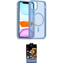 Cepte Najmaddin Apple Uyumlu iPhone 11 Kılıf Siluet Minimal Prime Ikili Koruma Seti 20-26