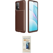 Cepte Najmaddin Xiaomi Uyumlu Redmi 9t Kılıf Eksen Form Prime Ikili Koruma Seti 20-26