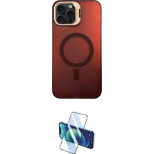 Cepte Najmaddin Apple Uyumlu iPhone 15 Pro Kılıf Doruk Klasik Prime Ikili Koruma Seti 20-26