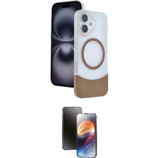 Cepte Najmaddin Apple Uyumlu iPhone 16 Kılıf Kozmos Form Özel Seri Ikili Koruma Seti 20-26