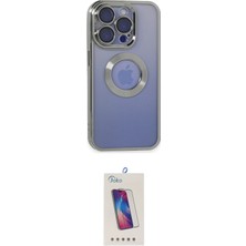 Cepte Najmaddin Apple Uyumlu iPhone 15 Pro Kılıf Pusula Form Ikili Koruma Seti 20-26