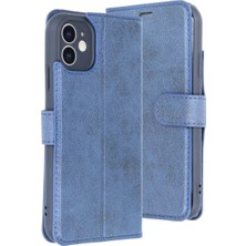Durukar®   iPhone 11 Kılıf Trend S Plus Kapaklı Kılıf - Lacivert