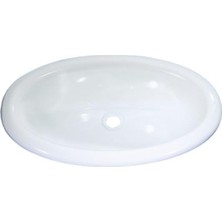 Comet Karavan Banyo Lavabo Elips 380X200 mm Polistiren Mini Lavabo