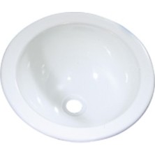 Comet Yuvarlak Çap 360 mm Polistiren Karavan Banyo Lavabo