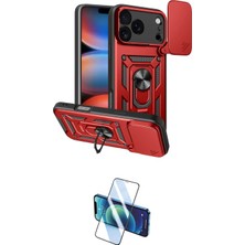 Cepte Najmaddin Apple Uyumlu iPhone 17 Pro Max Kılıf Ahenk Klasik Ikili Koruma Seti 20-26