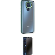 Cepte Najmaddin Xiaomi Uyumlu Redmi Note 9 Kılıf Eksen Doku Prime Ikili Koruma Seti 20-26