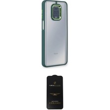 Cepte Najmaddin Xiaomi Uyumlu Redmi Note 9 Pro Kılıf Eksen Doku Prime Ikili Koruma Seti 20-26