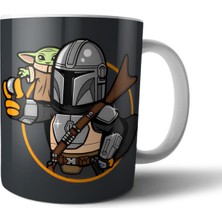 Pixxa The Mandalorian And Grogu Baby Yoda Pipboy Fallout Kupa Bardak