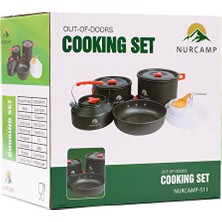 Nurcamp Kamp Tencere Seti 5'li Takım