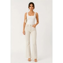 Lili Woman Kadın Yüksek Bel Ispanyol Paça Jean Pantolon TY.ISP01K