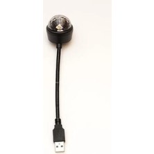 Araç Içi LED Işık - USB Disko Topu Aydınlatma