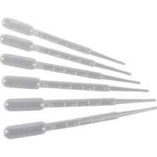 6 Adetlik Renkli Pipet Seti