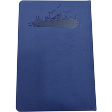 Lacivert Kapaklı Çizgili Defter, Lüks Tasarım