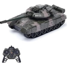 Uzaktan Kumandalı Şarjlı Tank, 33 cm Boyutunda ve 360° Dönme Özelliği